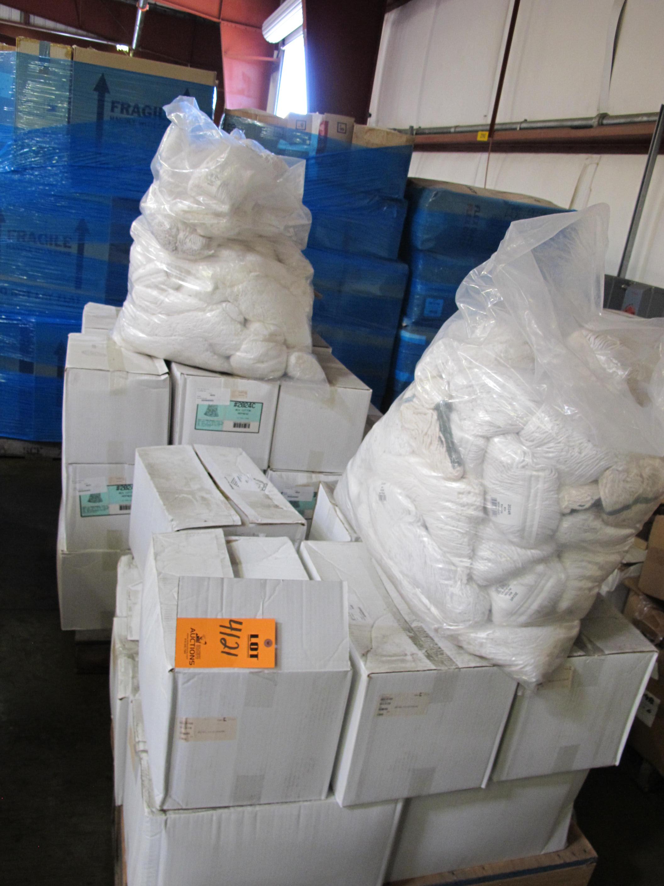 (468 TOTAL) LARGE QUANTITY OF MOPHEADS. LOADING & HANDLING FEE $15-4121